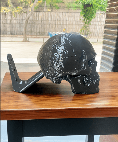 3D Skull Hat wall mount | Game Day Football Apparel | LNS Laser Engraver Designer LLC