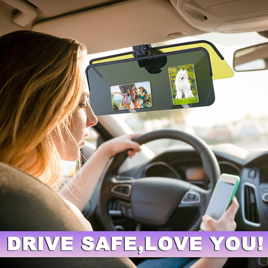 Custom Sublimation Car Visor Photo Frame – Personalized Sun Visor Clip Display