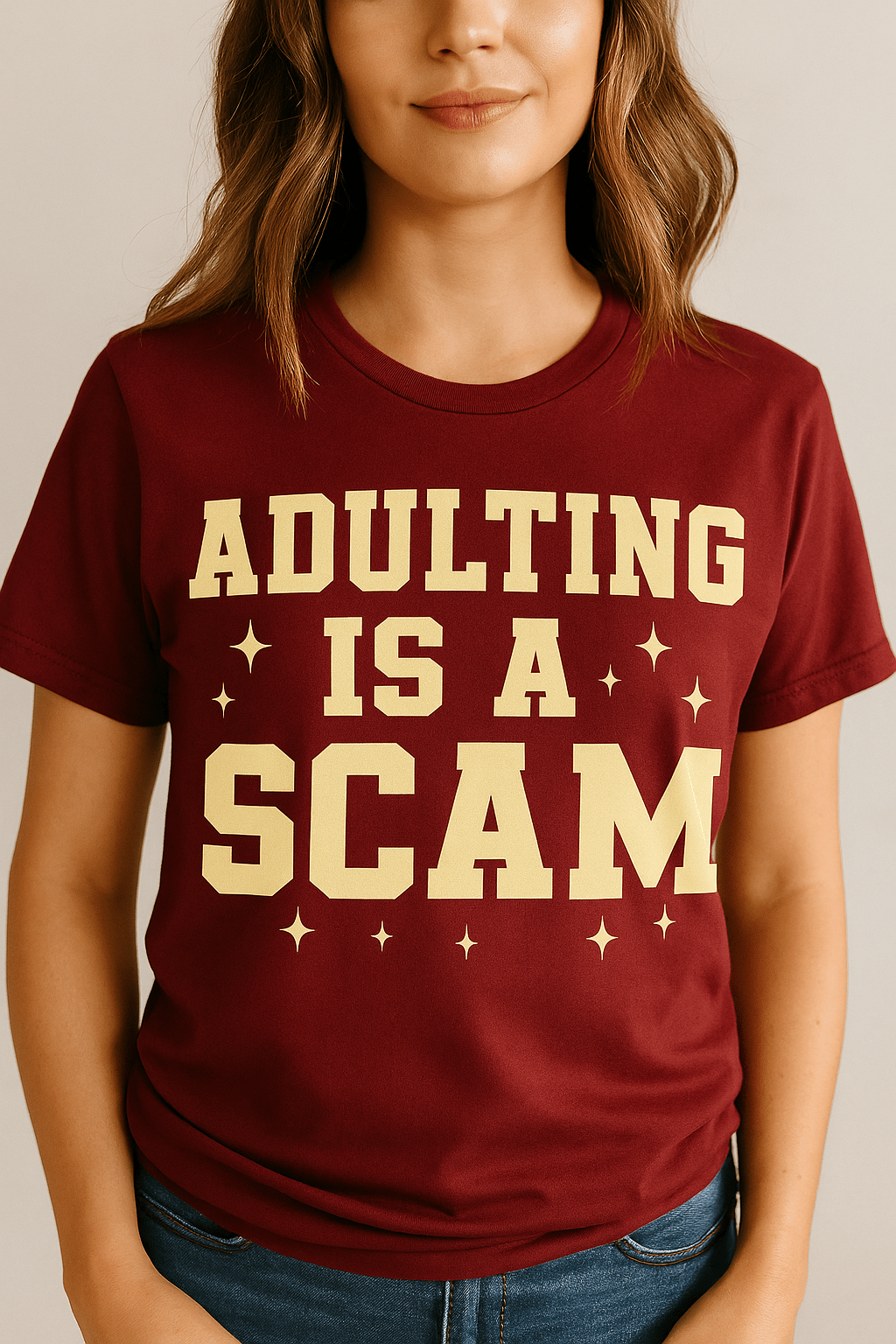 Adulting Is a Scam! | Game Day Football Apparel | LNS Laser Engraver Designer LLC