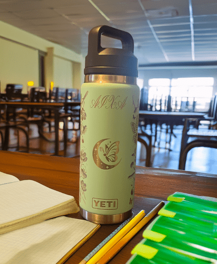 Botanic Personalized YETI Rambler | Game Day Football Apparel | LNS Laser Engraver Designer LLC