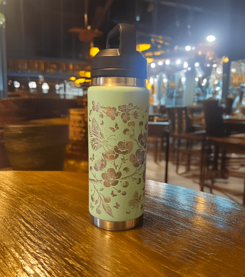 Botanic Personalized YETI Rambler | Game Day Football Apparel | LNS Laser Engraver Designer LLC