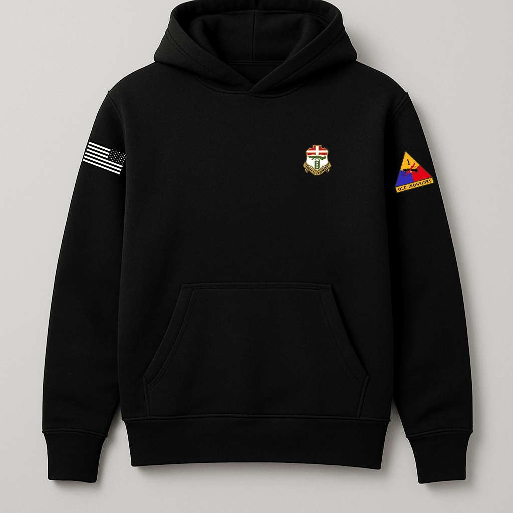 Bushmaster “Battle Ready” Hoodie – B Co 1 - 6 IN | Game Day Football Apparel | LNS Laser Engraver Designer LLC