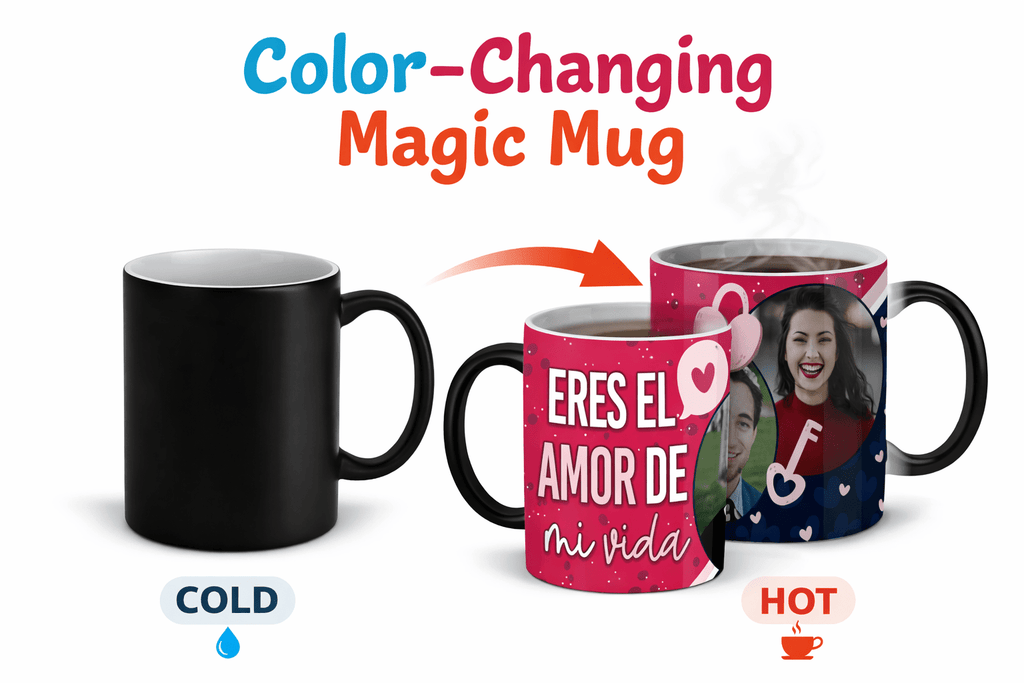 “Eres el Amor de Mi Vida” Personalized Photo Mug (English or Spanish) | Game Day Football Apparel | LNS Laser Engraver Designer LLC