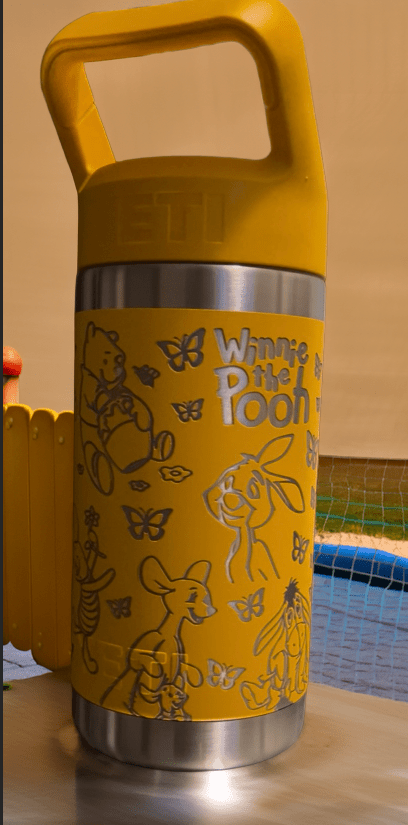 Kid's Personalized YETI Rambler | Game Day Football Apparel | LNS Laser Engraver Designer LLC