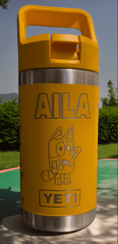 Kid's Personalized YETI Rambler | Game Day Football Apparel | LNS Laser Engraver Designer LLC