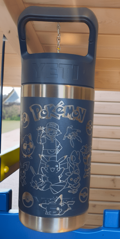kid's Personalized YETI Rambler | Game Day Football Apparel | LNS Laser Engraver Designer LLC
