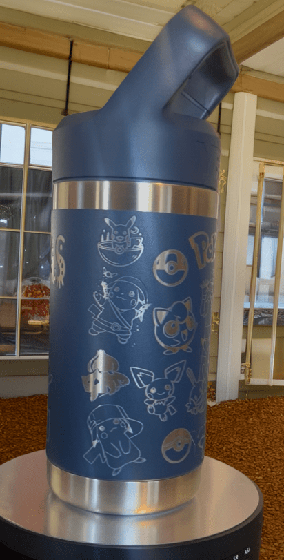 kid's Personalized YETI Rambler | Game Day Football Apparel | LNS Laser Engraver Designer LLC
