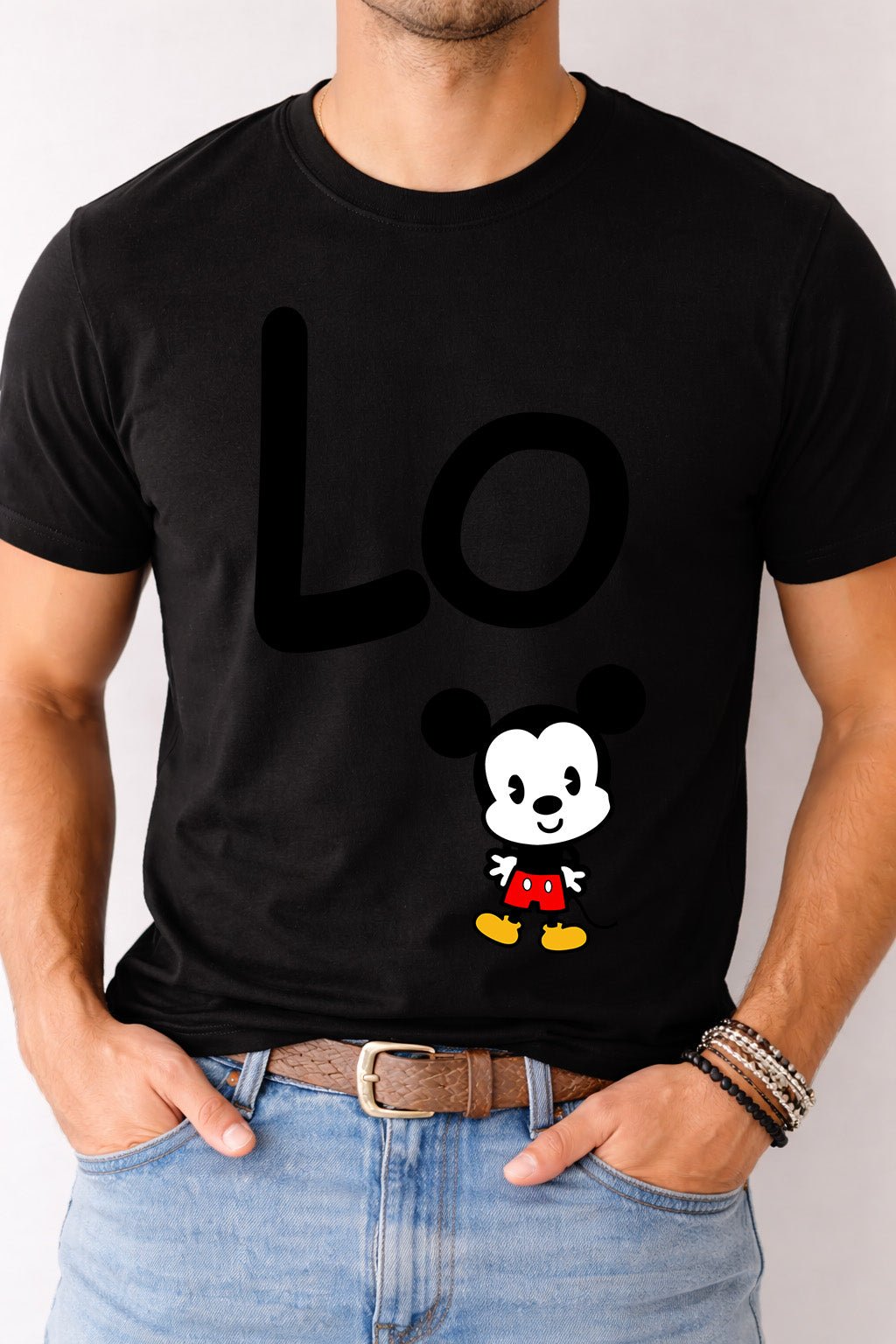 Men’s “Love” T-Shirt – Matching Couple Style (Men Only) | Game Day Football Apparel | LNS Laser Engraver Designer LLC
