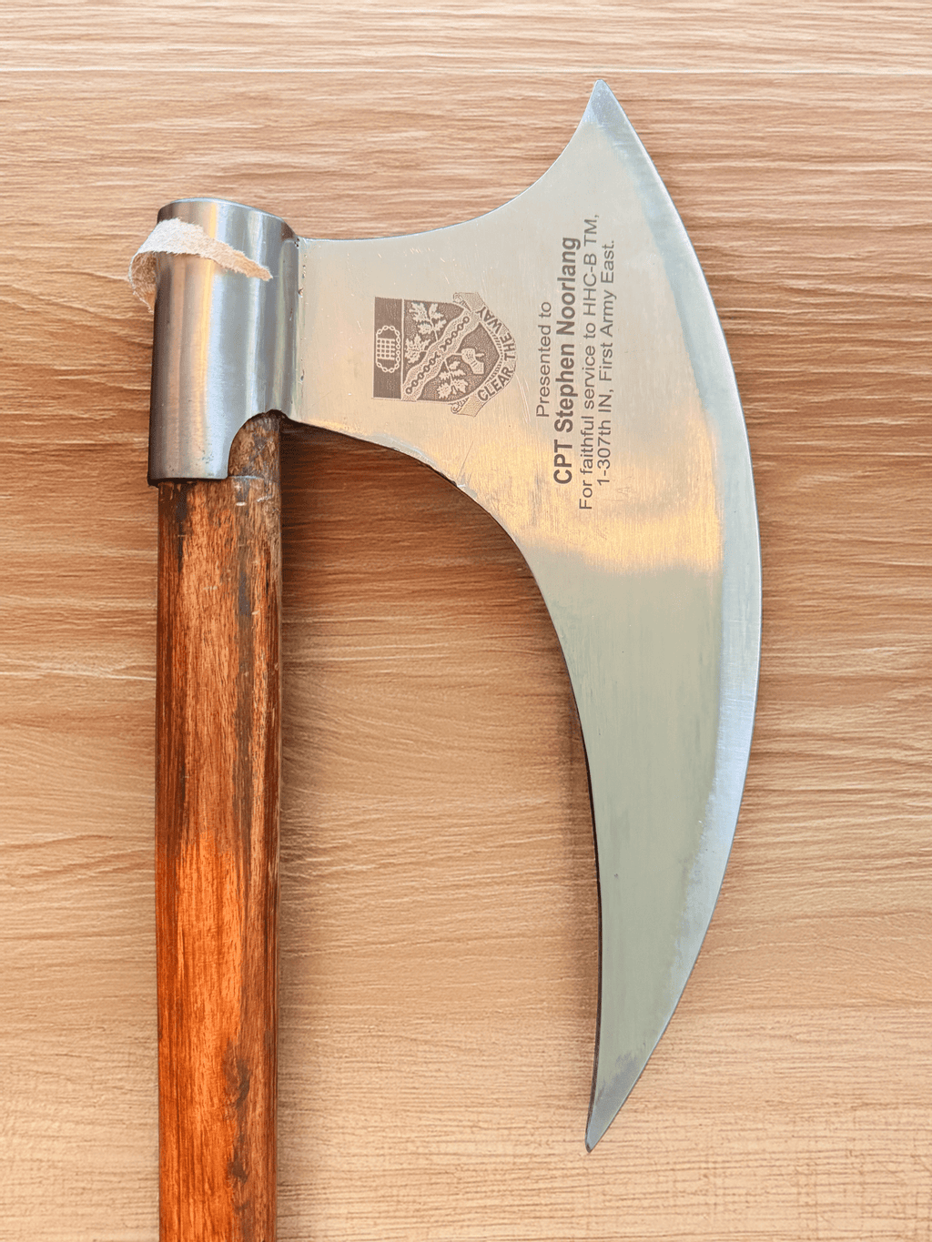 Personalized Viking Battle Axe | Game Day Football Apparel | LNS Laser Engraver Designer LLC