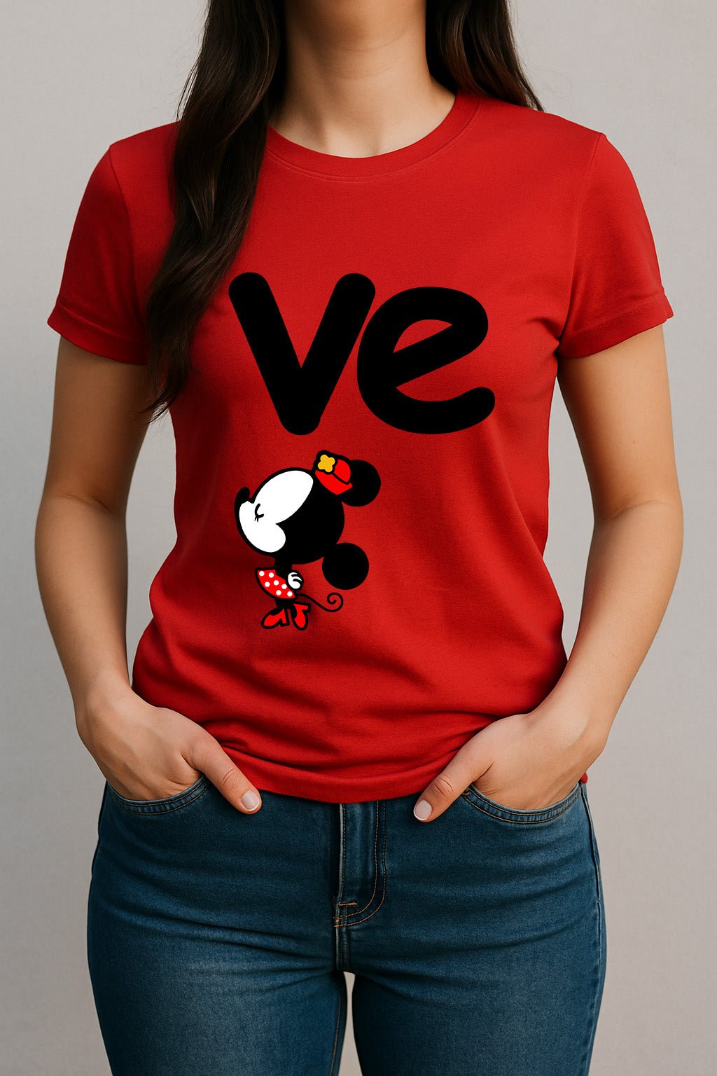Women’s “Love” Matching Couple T-Shirt (Women Only) | Game Day Football Apparel | LNS Laser Engraver Designer LLC