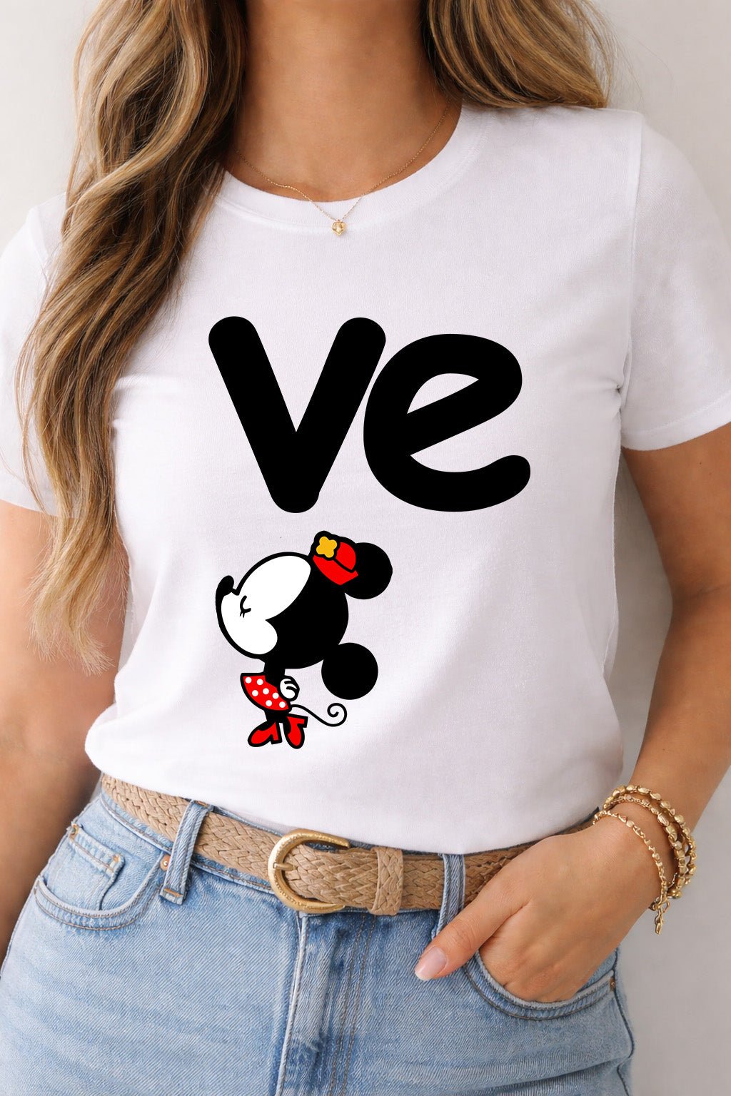 Women’s “Love” Matching Couple T-Shirt (Women Only) | Game Day Football Apparel | LNS Laser Engraver Designer LLC