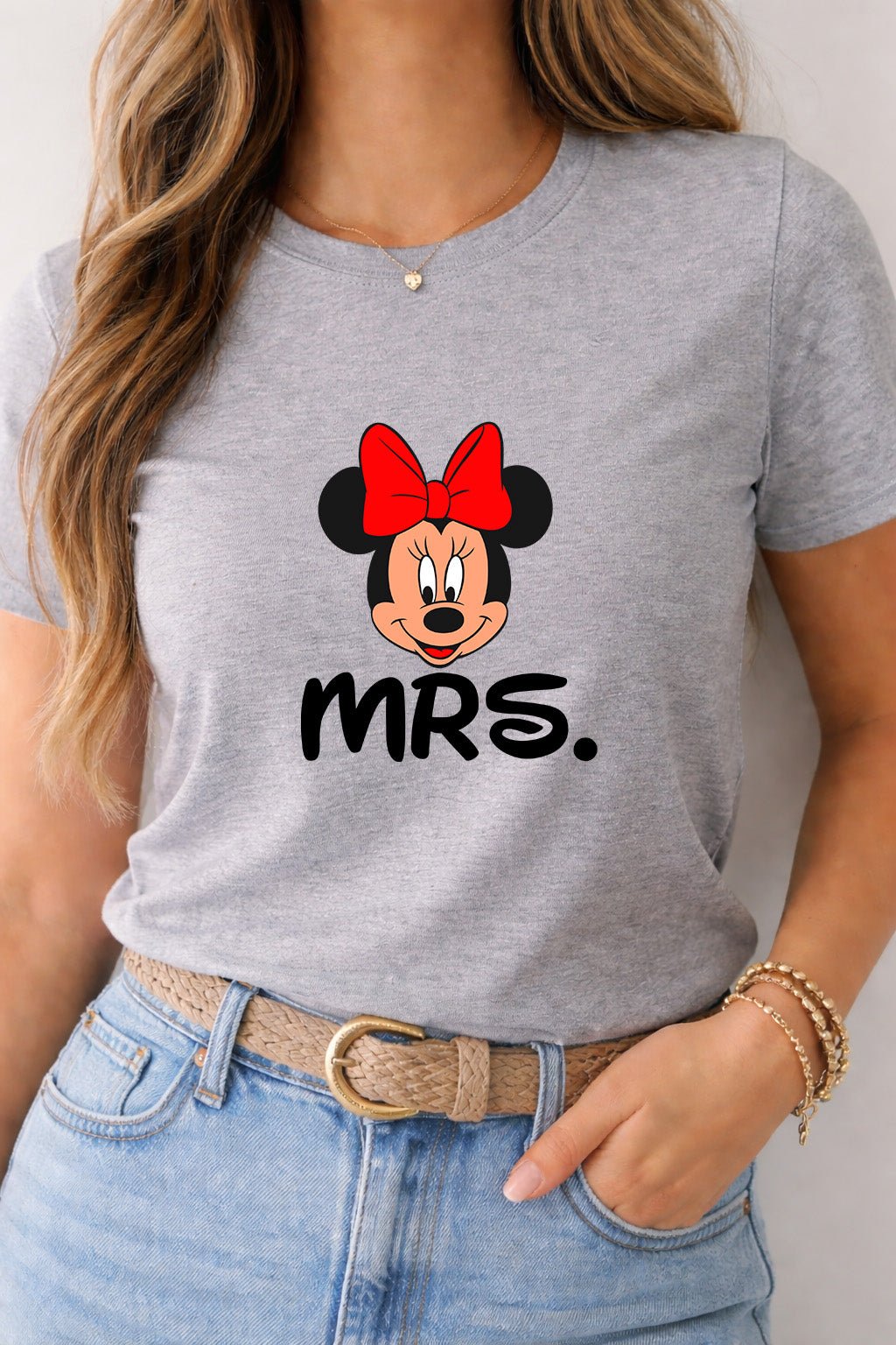 Women’s “MRS.” Minnie - Style T-Shirt – Women Only | Game Day Football Apparel | LNS Laser Engraver Designer LLC